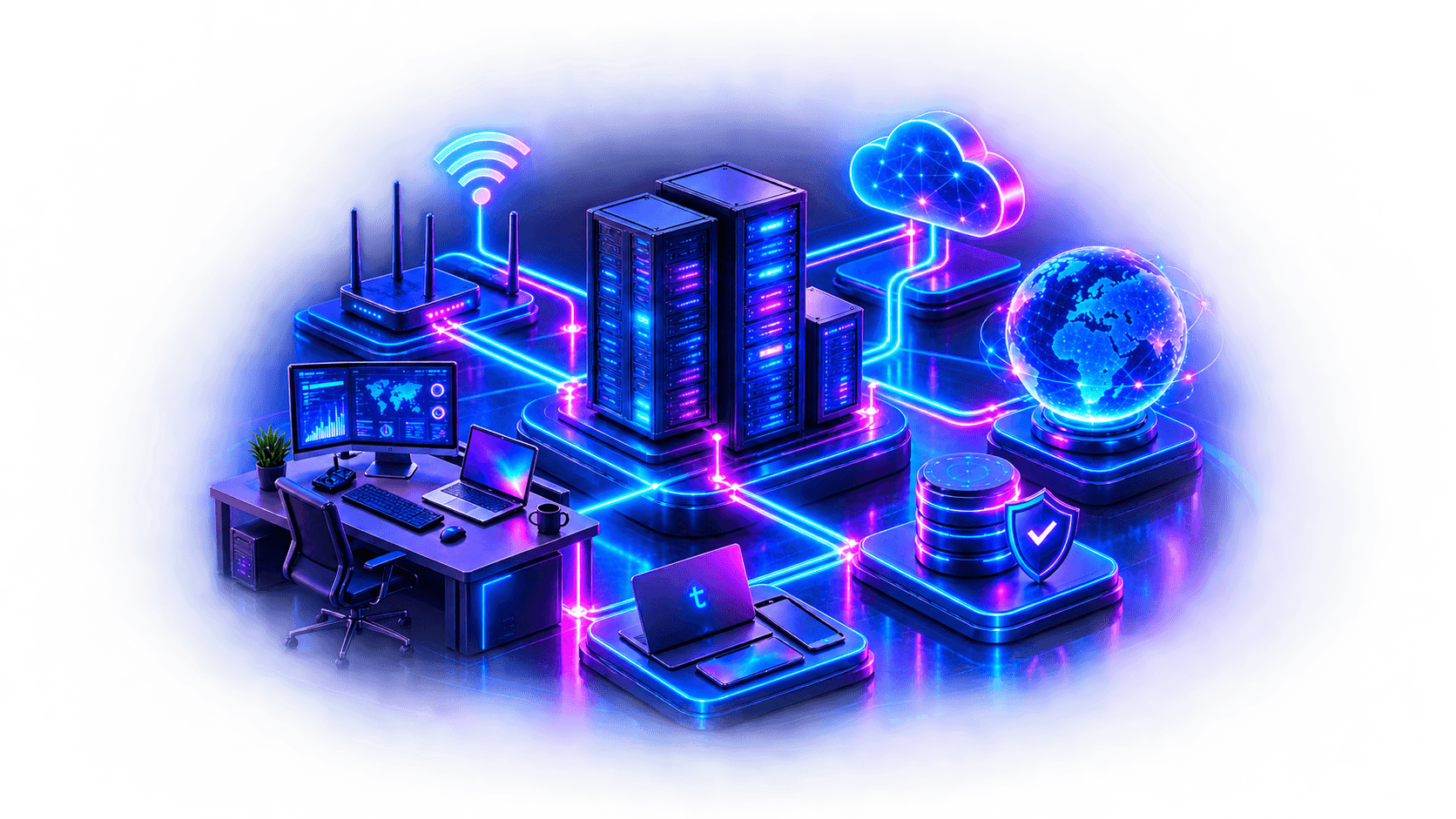 Связанные зоны IT-инфраструктуры компании